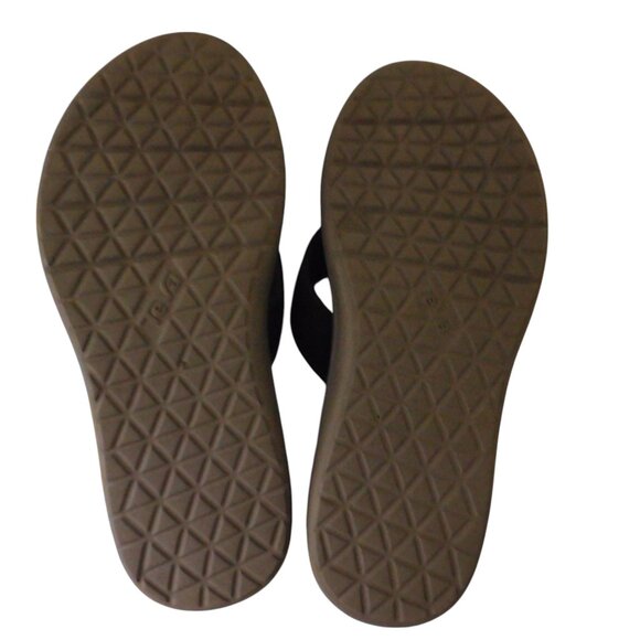 NEW Womens Teva ReFlip Flip Flops Olive Green Thong Sandals SIze 6 - Picture 7 of 7